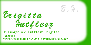 brigitta hutflesz business card